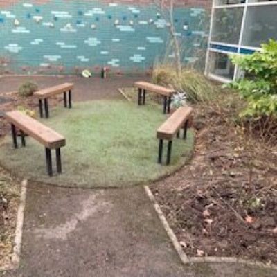 Oasis Garden Buddy Bench